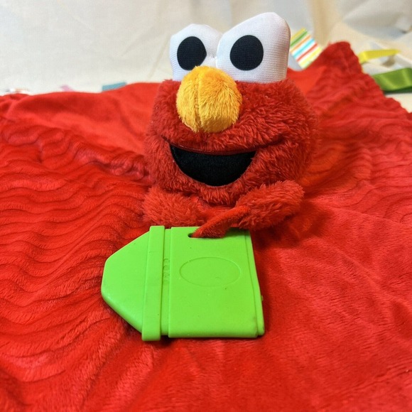 Bright Starts Elmo Sesame Street Lovee 13x13 Teether‎ AM0982 Security Blanket - Picture 2 of 9